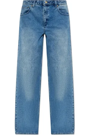 Michael Kors Jeans, Dame, Blå, XS, Bomuld, Wide-leg jeans