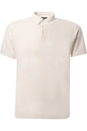 ZANONE Top, Herre, , XL, Bomuld, Hvid Polo Shirt Icecotton Slim Fit