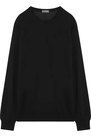 DRUMOHR Strik, Herre, Sort, 2XL, Rundhals sweater