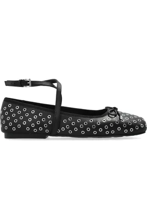 Michael Kors Sko, Dame, Sort, 40 EU, Læder, Ballet Flats Collette