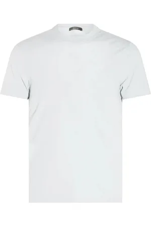 ZANONE Top, Herre, Hvid, M, Casual T-shirt i Z3298 stil