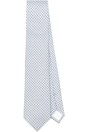 corneliani Tilbehør, Herre, Blå, ONE SIZE, Multifarvet Silkeslips til Mænd