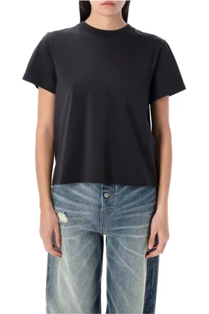 Maison Margiela Top, Dame, Sort, S, Bomuld, Panel T-shirt