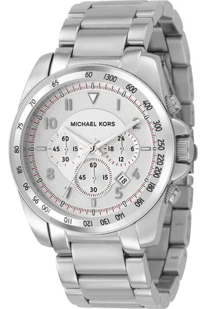 Michael Kors Tilbehør, Herre, Grå, ONE SIZE, Quartz Analogt Ur