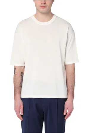 Roberto Collina Top, Herre, , L, Kortærmet rund hals T-shirt