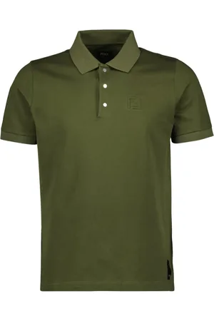 Fendi Top, Herre, Grøn, S, Bomuld, Klassisk Bomuldspolo Grøn
