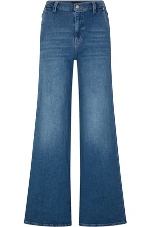 JOOP! Jeans, Dame, Blå, W29, Uld, Blå Distressed Dame Jeans