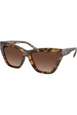 Michael Kors Tilbehør, unisex, Brun, 57 MM, Uld, Stilfulde Dubai Solbriller