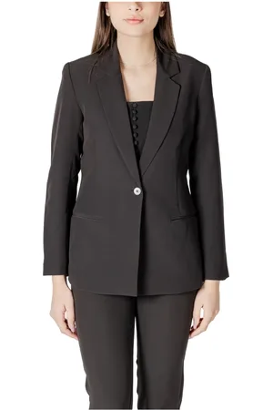 Ichi Jakke, Dame, Sort, L, Polyester, Damejakker Kollektion - Polyester/Elastan