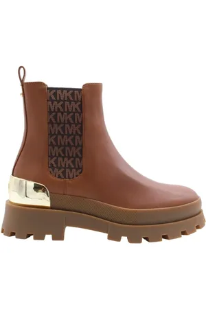 Michael Kors Sko, Dame, Brun, 40 EU, Læder, Aduard Chelsea støvler