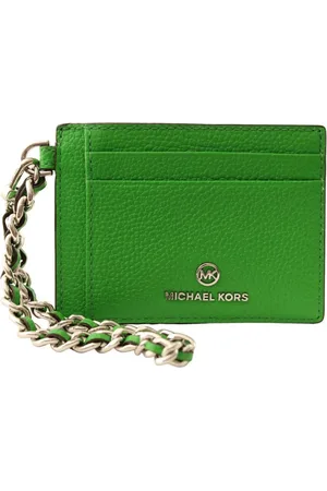 Michael Kors Tilbehør, Dame, Grøn, ONE SIZE, Uld, Gondim Kortmappe