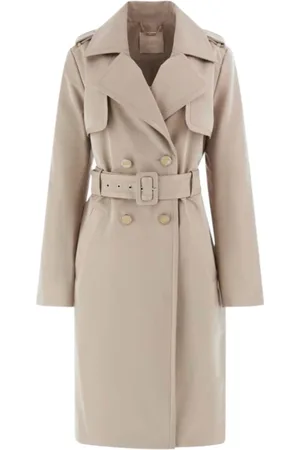 Guess Frakke, Dame, , L, Polyester, Sartoriale Jenny Trench Coat
