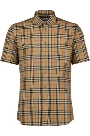Burberry Skjorte, Herre, Flerfarvet, S, Bomuld, Ternede Casual Skjorte