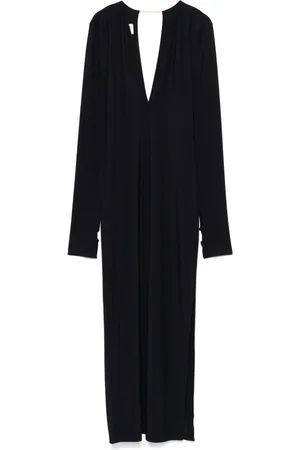 Maison Margiela Kjole, Dame, Sort, M, Maxikjole