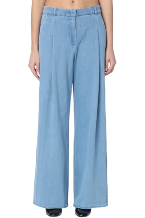 THE GARMENT Bukser, Dame, Blå, S, Baggy Loose Bukser