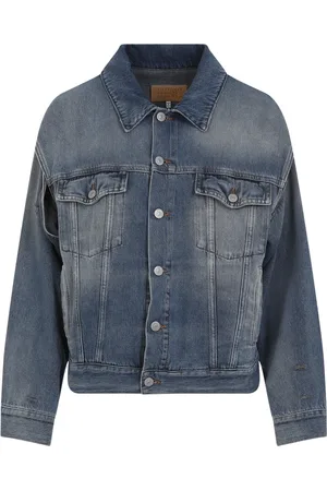 Maison Margiela Jakke, Dame, Blå, S, Bomuld, Blå Jakke