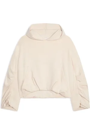 DRIES VAN NOTEN Sweathshirts & Hoodies, Dame, Hvid, XS, Uld, Hvid Klassisk Hættetrøje
