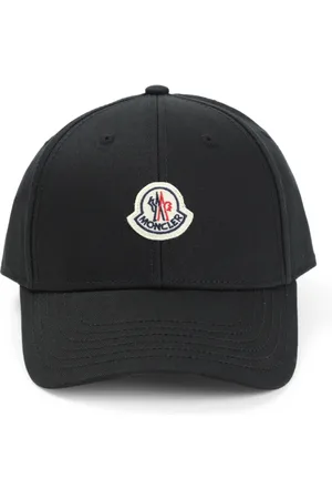 Moncler Tilbehør, Dame, Sort, ONE SIZE, Bomuld, Sorte Kvinders Hat & Cap