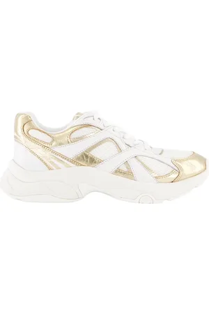 Michael Kors Sko, Dame, Hvid, 41 EU, Læder, Leo Trainer Sneakers