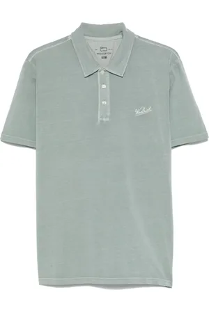 Woolrich Top, Herre, Grøn, M, Bomuld, Sage Polo Shirt