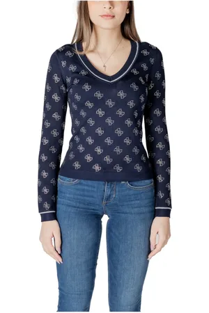 Guess Strik, Dame, Blå, S, Elegant alsidig dame sweater