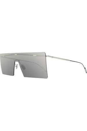 Dior Tilbehør, unisex, Grå, 48 MM, Tyl, Stylish Solbriller in Palladium/Grey Silver