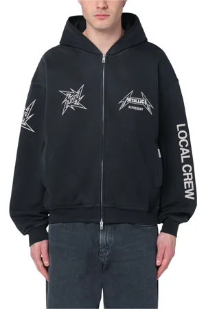 Represent Sweathshirts & Hoodies, Herre, Sort, L, Zip Cardigan Sweater