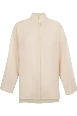 Cortana Bluser & Skjorter, Dame, , L, Bomuld, Soles, elfenbensbomuld voile skjorte