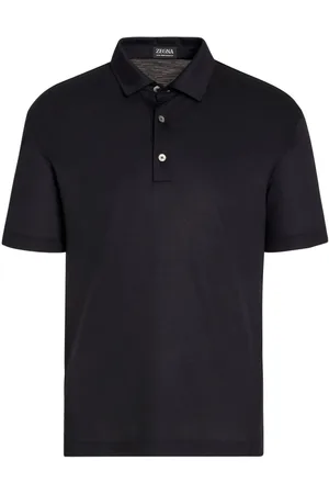 Ermenegildo Zegna Top, Herre, Blå, S, Blå Navy Polo