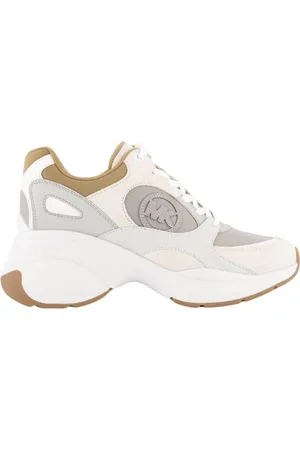 Michael Kors Sko, Dame, Flerfarvet, 39 EU, Læder, Zuma Color-Block Læder- og Nylon-Sneaker
