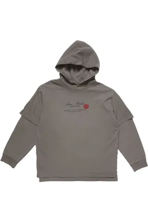 Acne Studios Sweathshirts & Hoodies, Dame, Grå, M, Uld, Grå Sweater til Stilfuldt Look