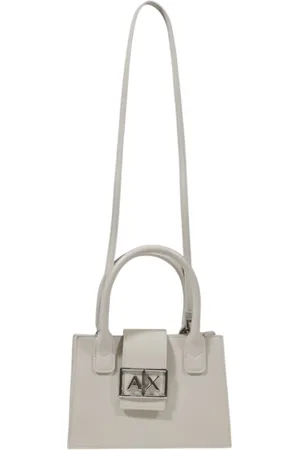 Armani Exchange Taske, Dame, Grå, ONE SIZE, Uld, Stilfuld Kvinders Skuldertaske