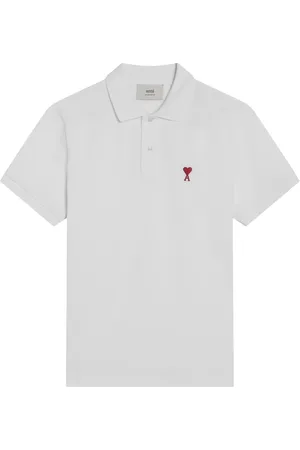 Ami Top, Herre, Hvid, L, Kortærmet Polo Skjorte