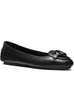 Michael Kors Sko, Dame, Sort, 38 EU, Læder, Lillie Moc - Sort læderloafers