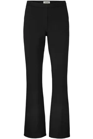 Modstrom Bukser, Dame, Sort, XS, Polyester, Flare Bukser med Lommer