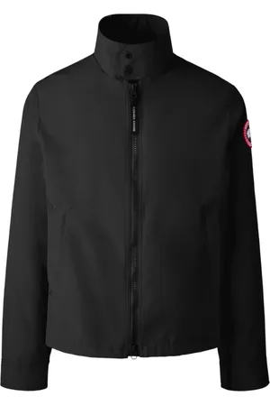 Canada Goose Jakke, Herre, Sort, XL, Bomuld, Sort Rosedale Jakke til Koldt Vejr