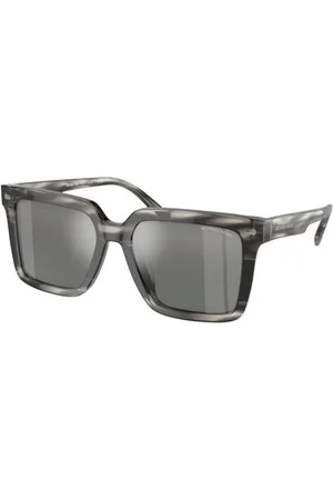 Michael Kors Tilbehør, unisex, Sort, 55 MM, Uld, Stilfulde solbriller med sort stel