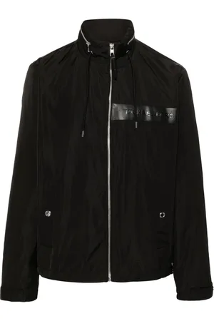 Michael Kors Jakke, Herre, Sort, L, Polyester, Letvægts Vindjakke i Polyester