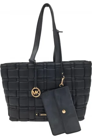 Michael Kors Taske, Dame, Sort, ONE SIZE, Uld, Stilful taske med aftagelig lynlåslomme