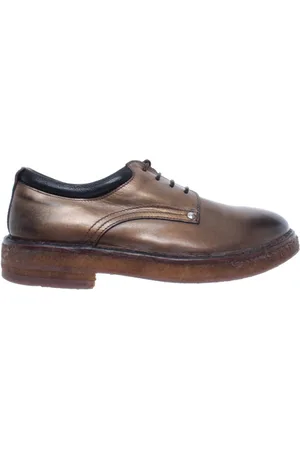 Moma Sko, Dame, Brun, 35 EU, Læder, Unikke Bronze Loafers