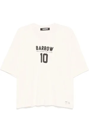 BARROW Top, Herre, Hvid, S, Hvid Basis T-shirt