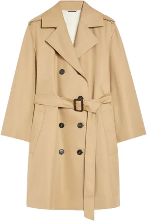 Max Mara Frakke, Dame, , S, Bomuld, Elodia Trenchfrakke
