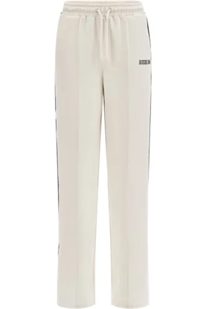 Guess Bukser, Dame, , XS, Polyester, Suzanne Creme Palazzo Bukser med Sort Stribe