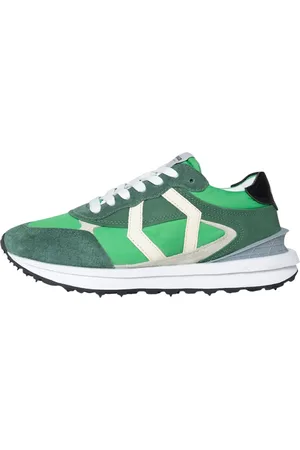 Mikakus Sko, unisex, Grøn, 46 EU, Uld, Stilfulde Palm Sneakers til Fw24
