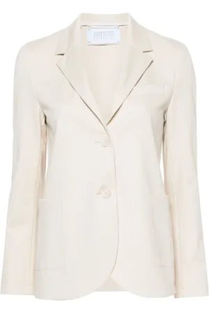 Harris Wharf London Jakke, Dame, , L, Jersey Jakke med Notched Revers