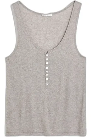 By Malene Birger Top, Dame, Grå, M, Uld, Stilfulde Toppe Kollektion