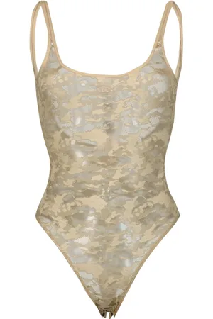 Diesel Top, Dame, , M, Blonde bodystocking Forår-Sommer 2025 Kollektion