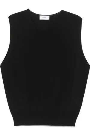 LARDINI Top, Herre, Sort, M, Strikket Herre Gilet