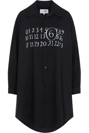 Maison Margiela Kjole, Dame, Sort, S, Bomuld, Sort Kjole