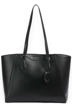 Michael Kors Taske, Dame, Sort, ONE SIZE, Læder, Taryn Stor Læder Tote Bag